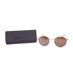 BCBG MAXAZRIA Round Sunglasses Silver